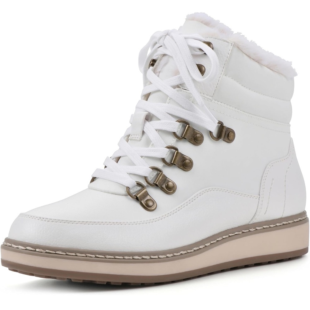WHITE MOUNTAIN Women's Shoes Tamasha Lace-Up Hiker Bootie
